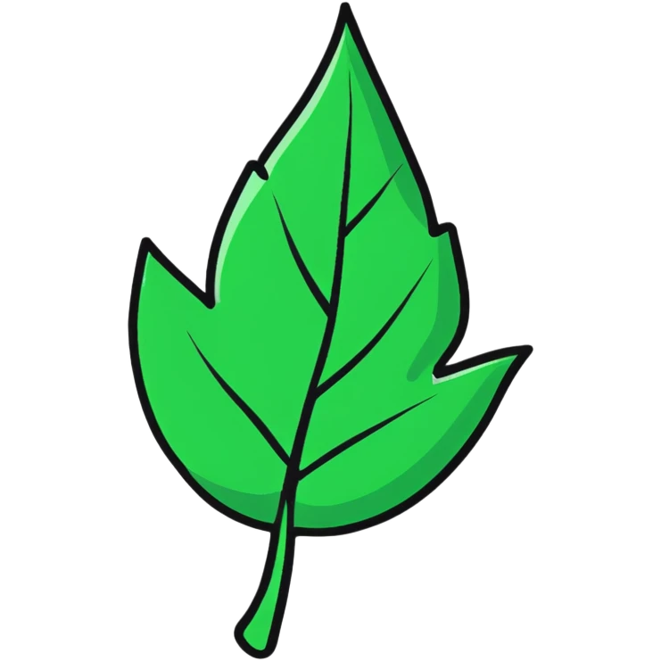 text document with a leaf watermark emoji