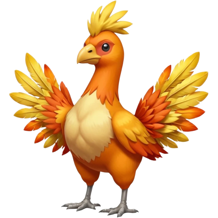 Combusken (full body) emoji