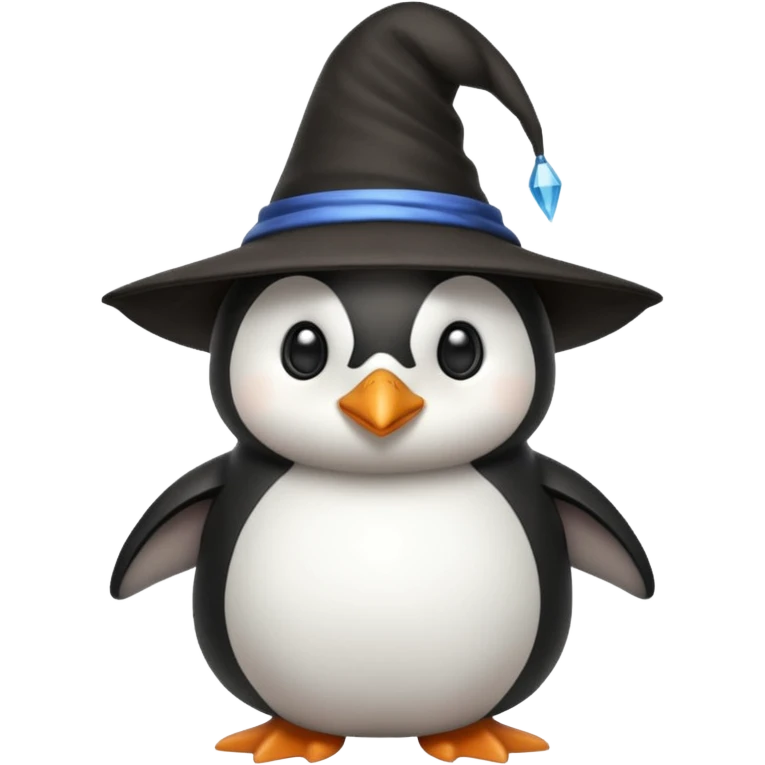 Penguin Wizard emoji