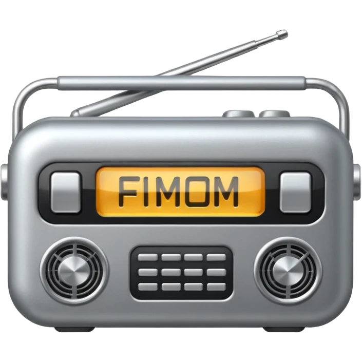 39 / 5.000
Create an FM radio emoji with no background emoji