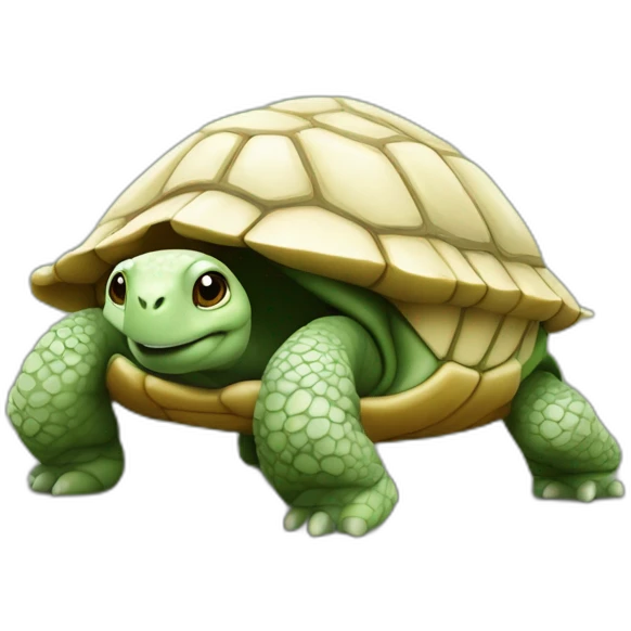 Lémurien sur tortue  emoji
