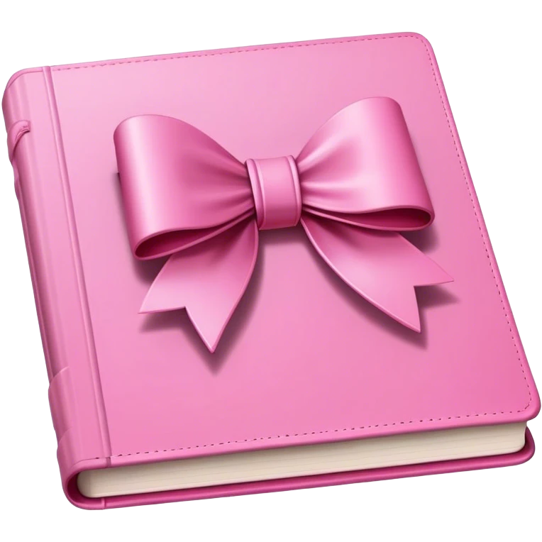 pink light romance books and bow emoji