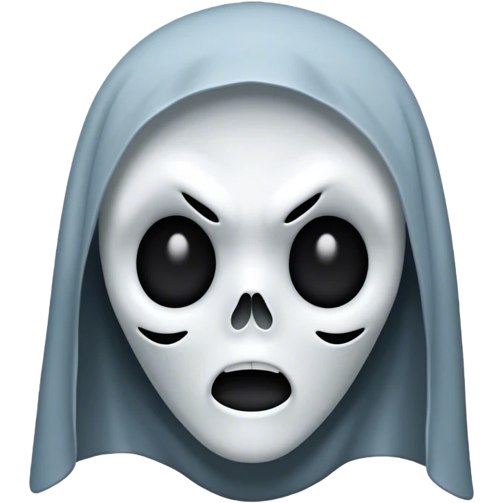 ghost face from Scream emoji