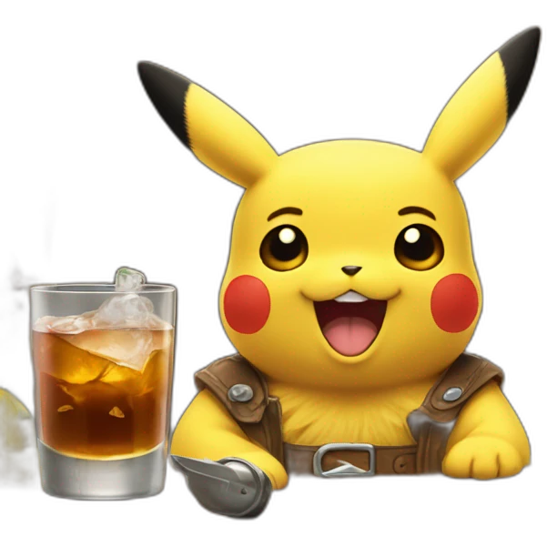 Pikachu dring rum emoji