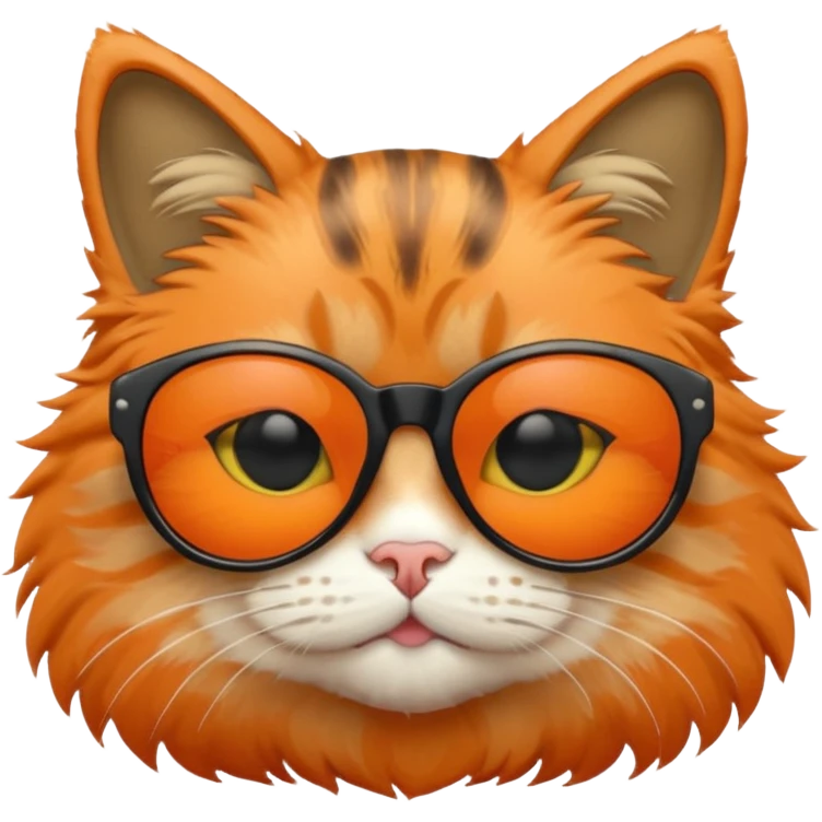 Cat wearing sunglasses emoji