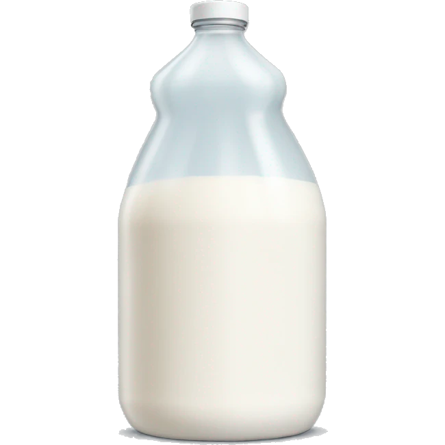 Gallon of whole milk emoji