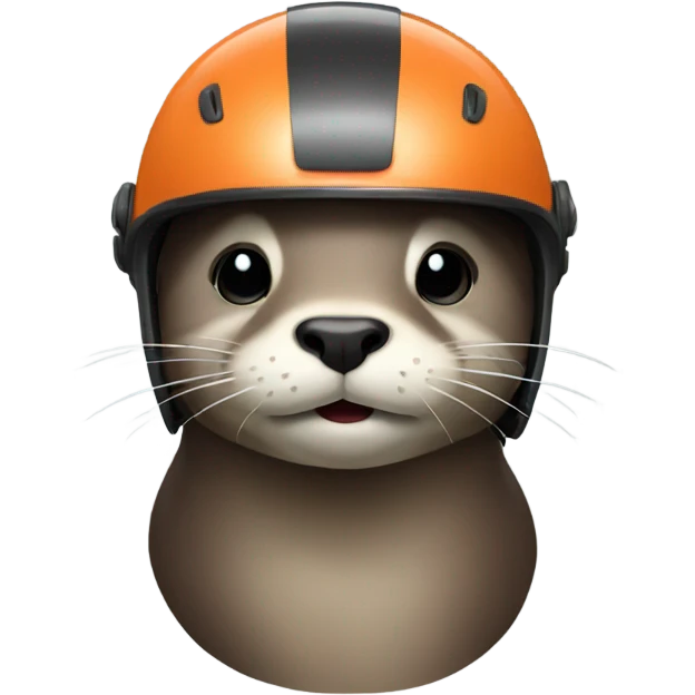 otter with hel emoji