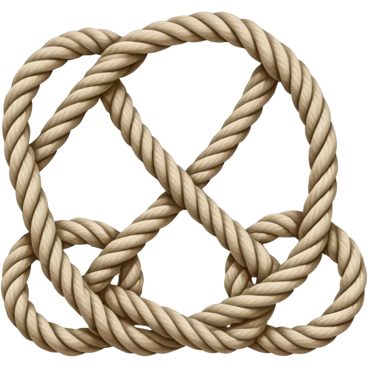 Basic sailing knots the Bowline, which creates a fixed loop, the Figure Eight, used as a stopper knot, the Reef Knot (or square knot) for joining two lines, and the Clove Hitch for securing a line to a post or piling emoji
