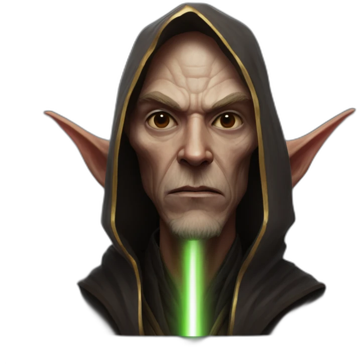 hyperrealist sith jedi in world of warcraft emoji