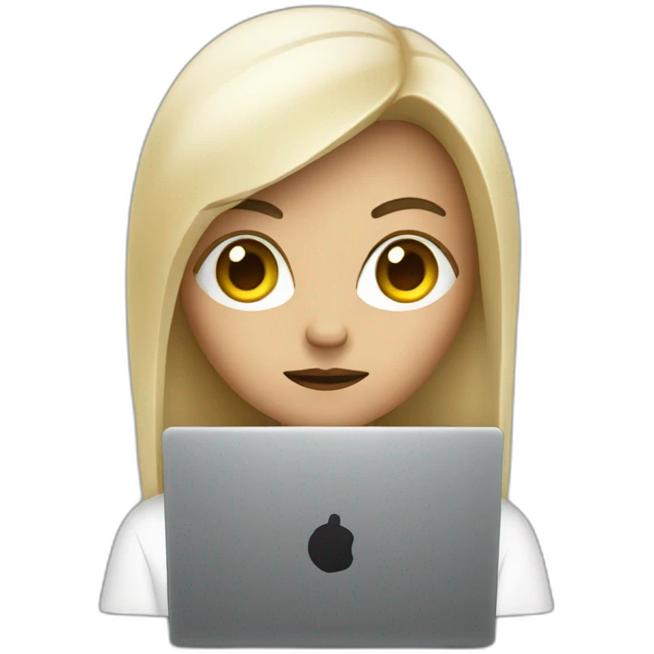 evil woman with database server laptop emoji