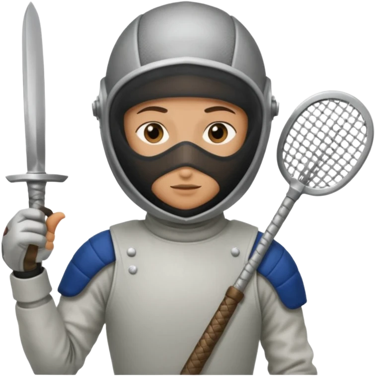 The fencer emoji