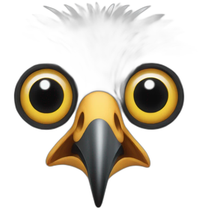 bird with a lot of eyes emoji