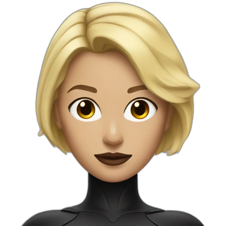 batwoman short blonde hair emoji