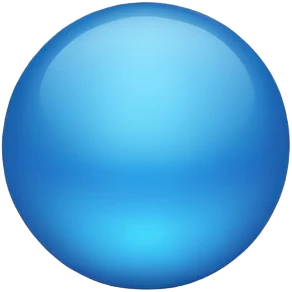 Blue emoji