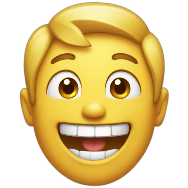Intense Laughing face emoji