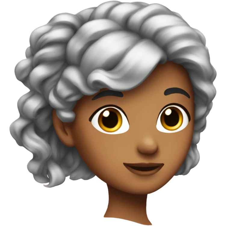 Pretty lush girls with hair emoji