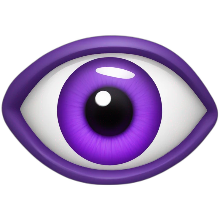 Purple-eye emoji