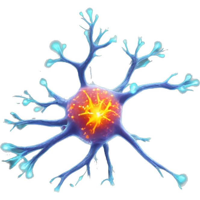 neuron cell+thundebolt sparks emoji