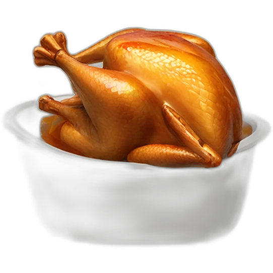 fried turkey in fat bath emoji
