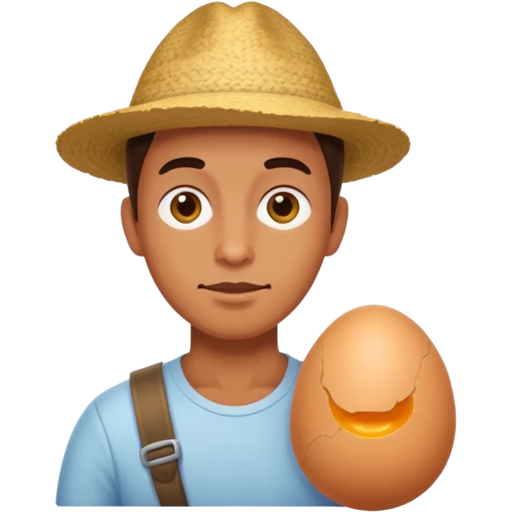 egg tourist hero emoji