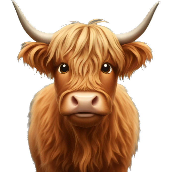 Highland cow emoji