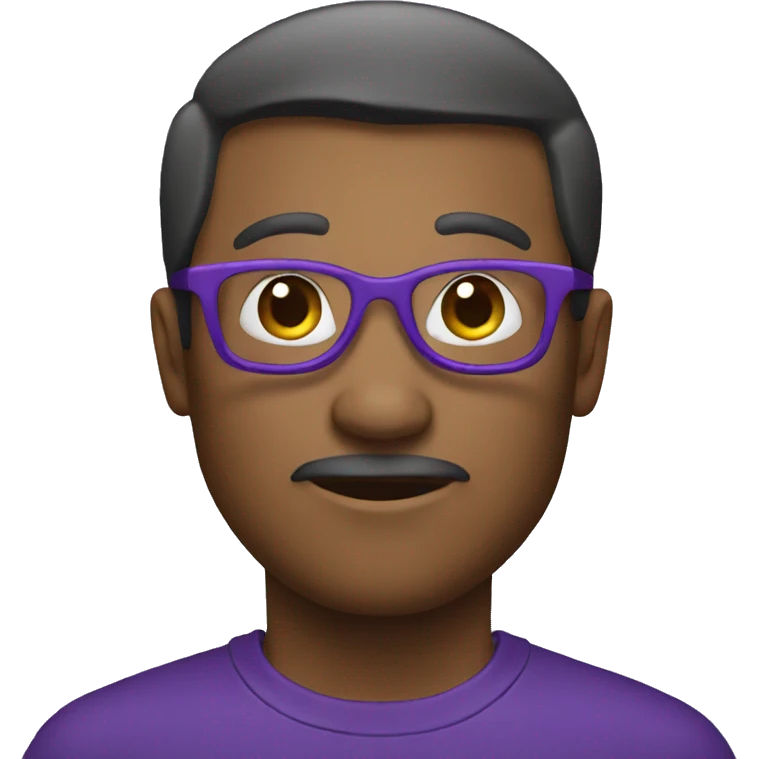 geek emoji purple emoji