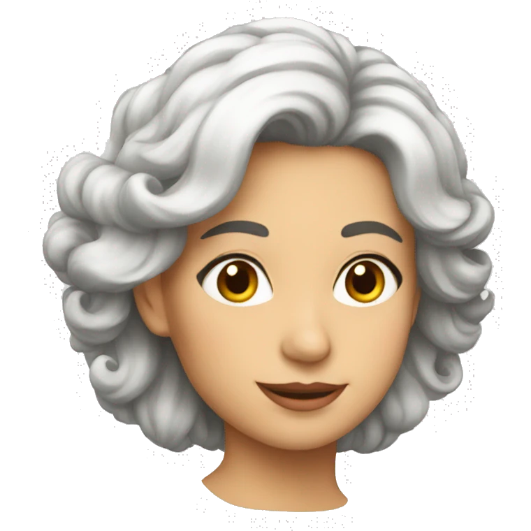 reina blanca emoji