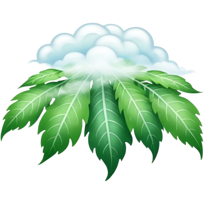 Mist cloud(wind/breath)🌱(nature/greeny emoji