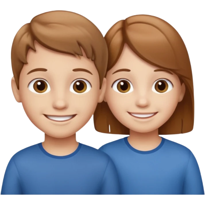 İkiz çocuk emoji