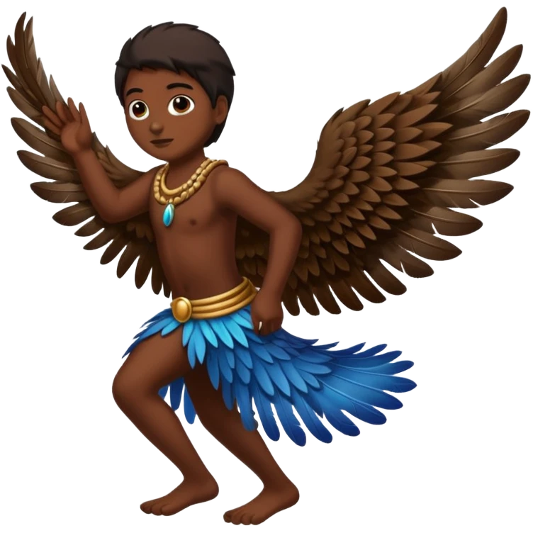 Arrastrar el ala emoji