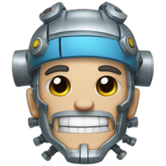 the cyborg shipwright Franky "One piece" emoji