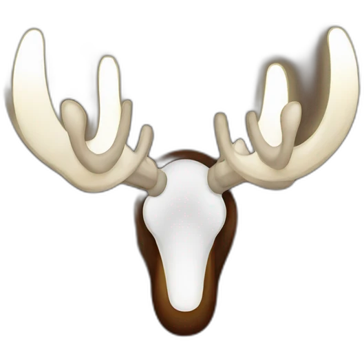 moose horns with light bulbs emoji