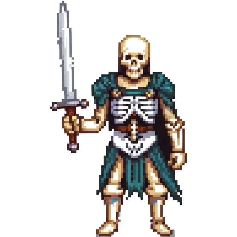 skeleton holding a large broadsword emoji