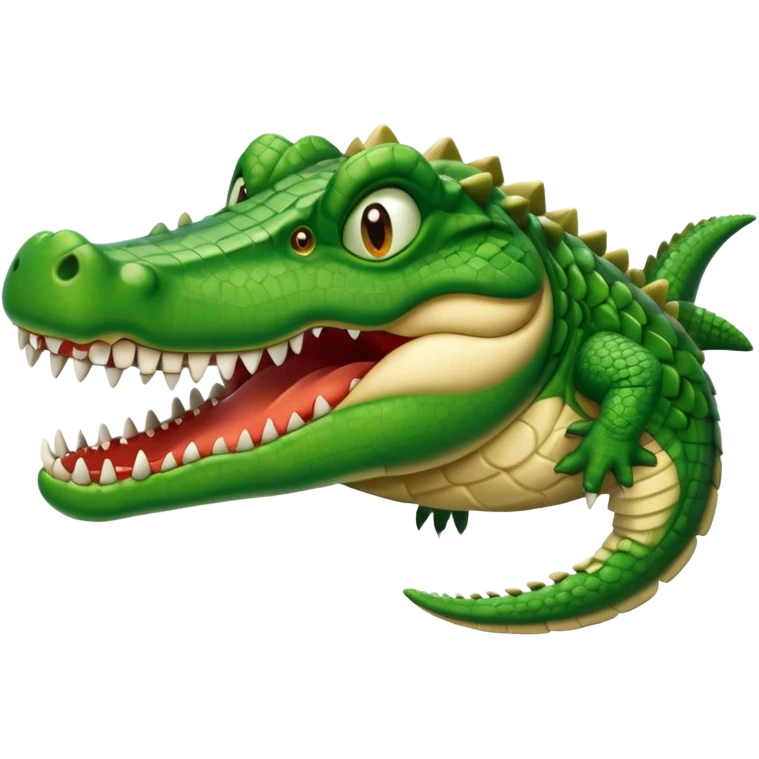 Avion con cabeza de cocodrilo emoji