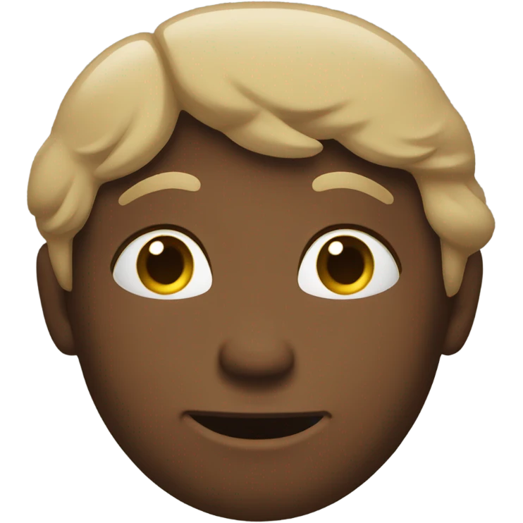 touch head for comforting emoji