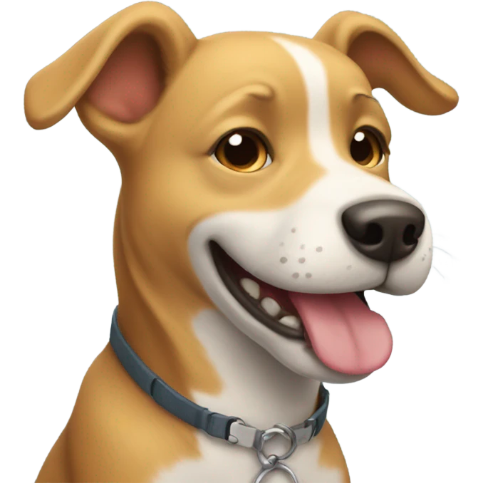 doggy with smiling emoji