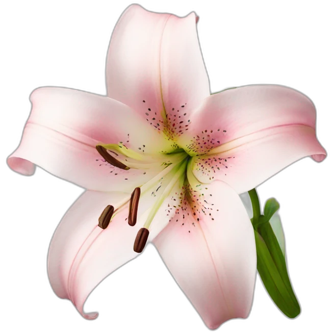 light pink lilium emoji