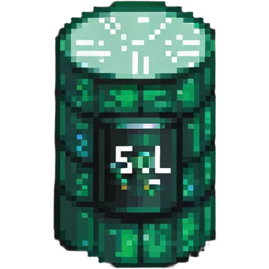 SQL logo with database cylinder icon and table structure emoji