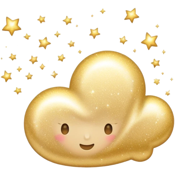Magic dust blowing in the breeze with sparkles and glitter emoji