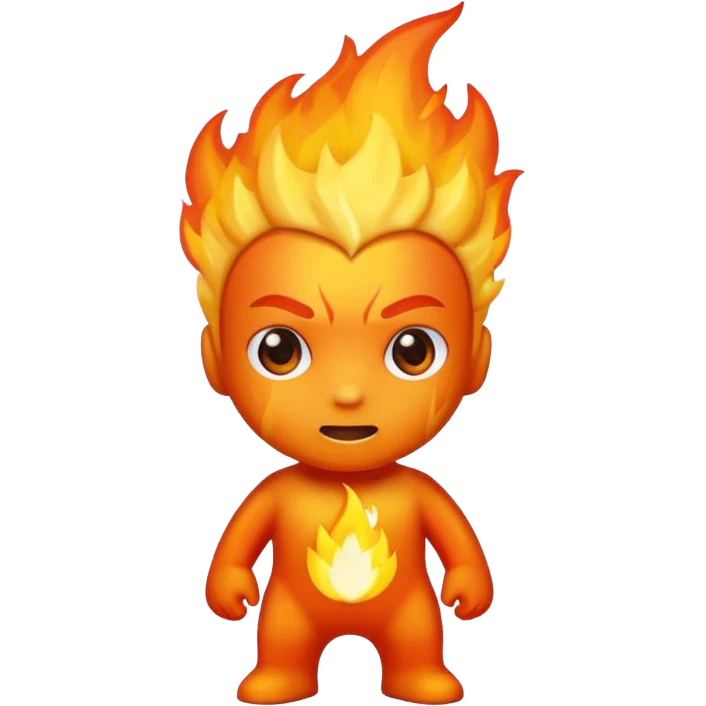 A mini heatblast but a cute one emoji