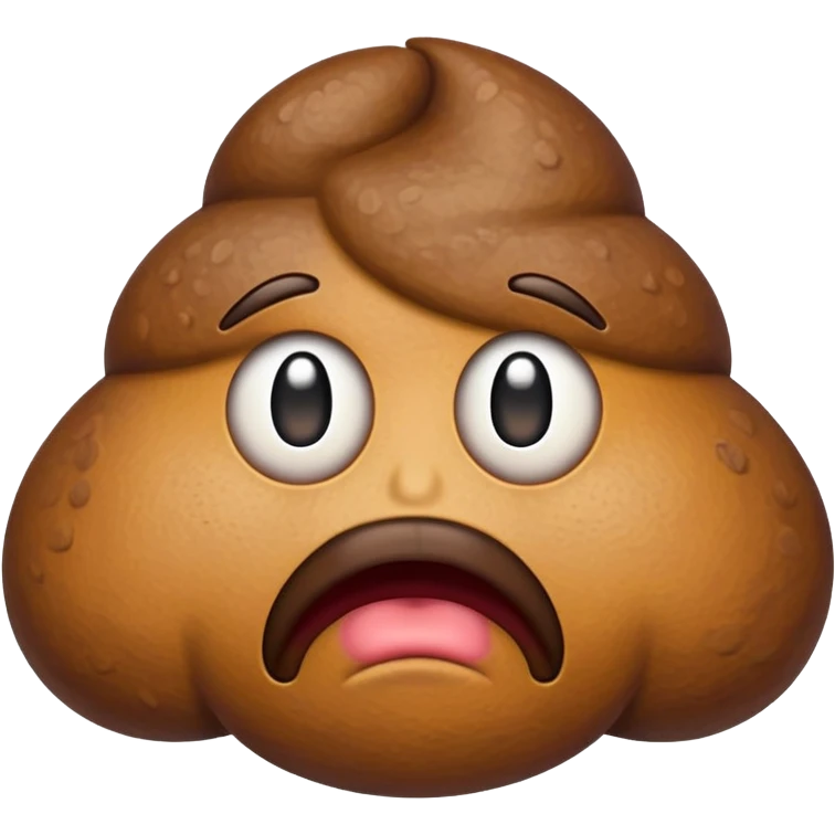frowning poop emoji emoji