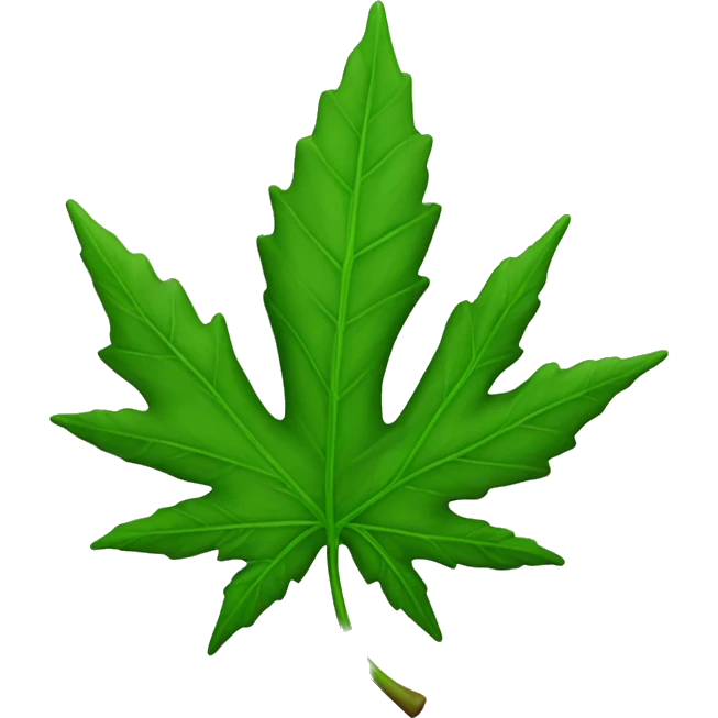 Hoja de canabis emoji