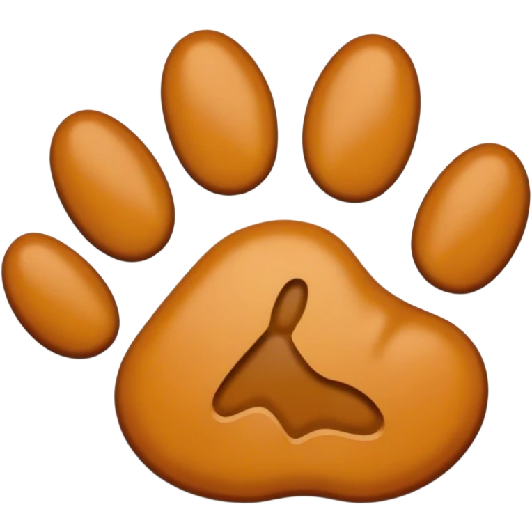 Paw print emoji