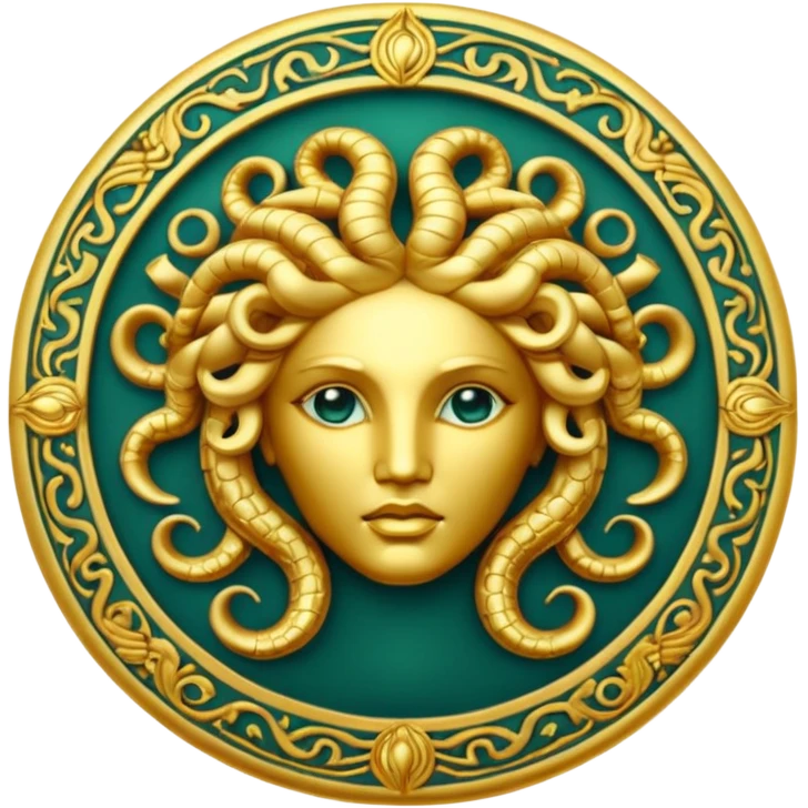 Medusa Versace logo emoji