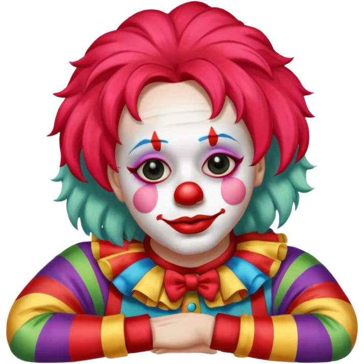 clown sleeping emoji