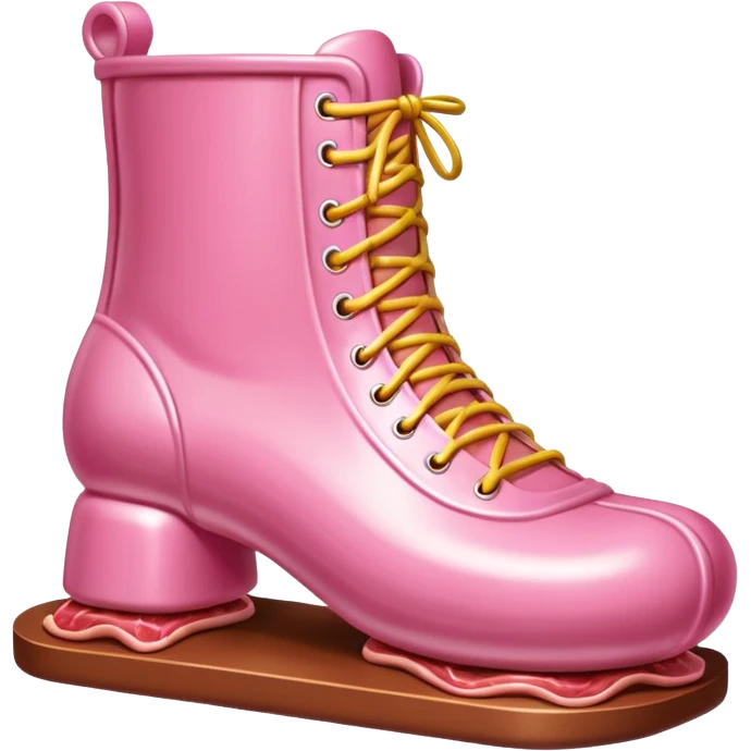 Jeff Koons style spam meat foot sculpture  emoji