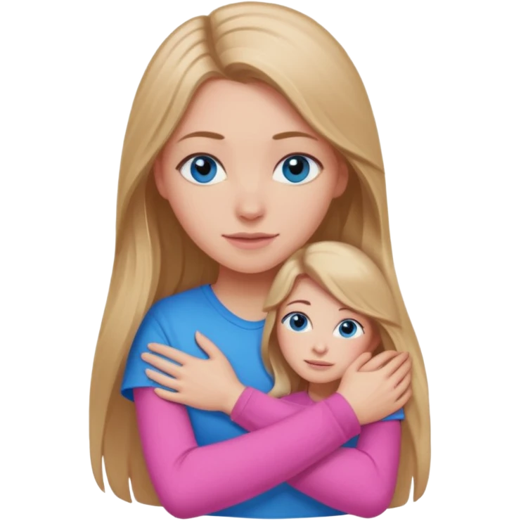 https://www.emojis.com/emoji/white-dark-blond-girl-with-long-hair-and-blue-eyes-wearing-a-pink-shirt-and-hugg-GxKiKNiWGjI emoji