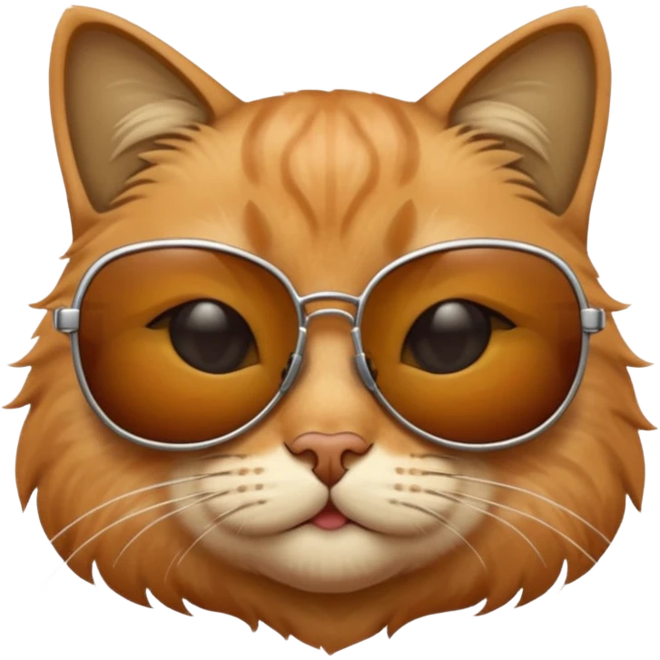Cat wearing sunglasses emoji