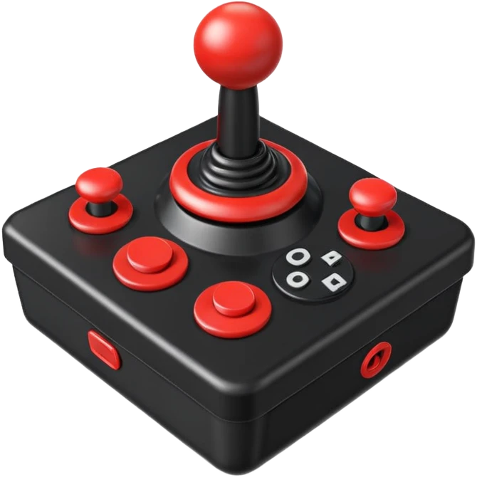 retro joystick emoji