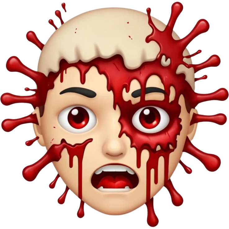 Una cara explotada emoji